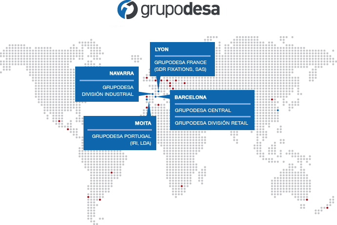 Presencia de GRUPODESA en el mundo