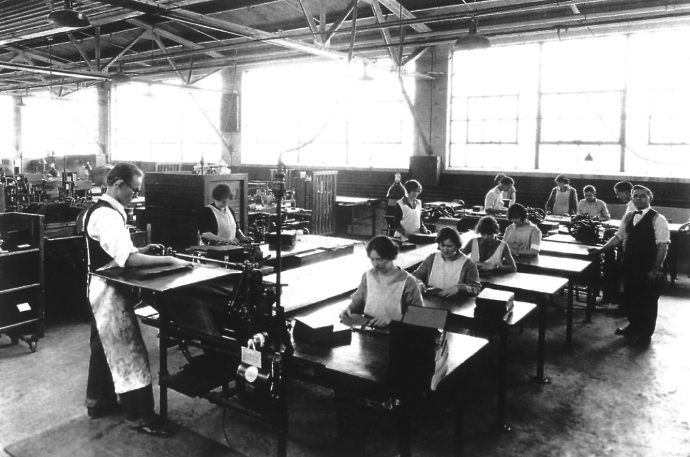 F&aacute;brica SIMES em 1950