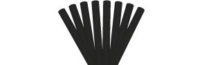 Hot melt adhesive sticks of &oslash; 12 mm in Black