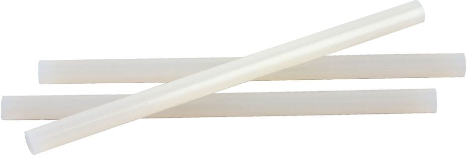 Hot melt adhesive sticks in Translucent.