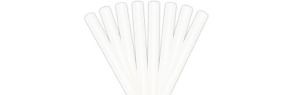 Hot melt adhesive sticks of &oslash; 12 mm in Transparent