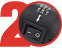 Characteristic 2: On / off indicator switch