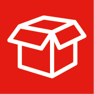 Cardboard packaging icon
