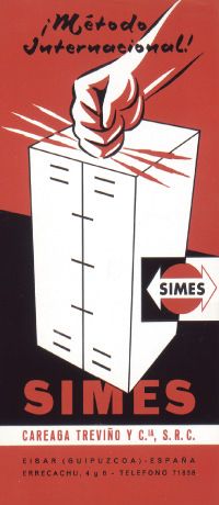 Cartel promocional de grapas para embalaje de cart&oacute;n