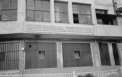 Fachada da f&aacute;brica velha de SIMES