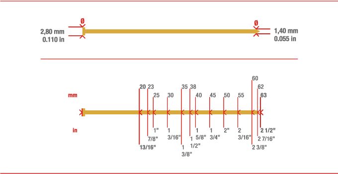 Measurements brad 1.53